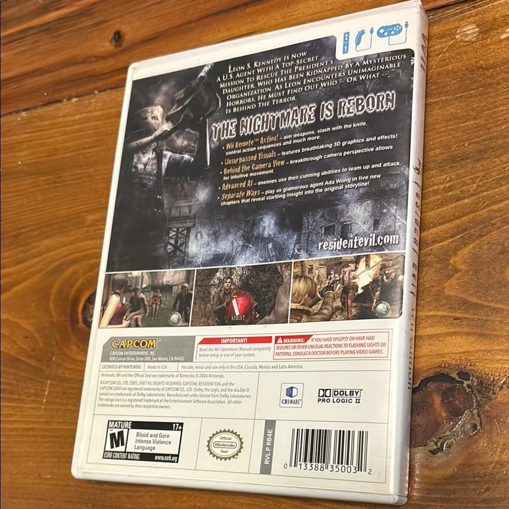 Resident Evil 4 Wii Edition by - White